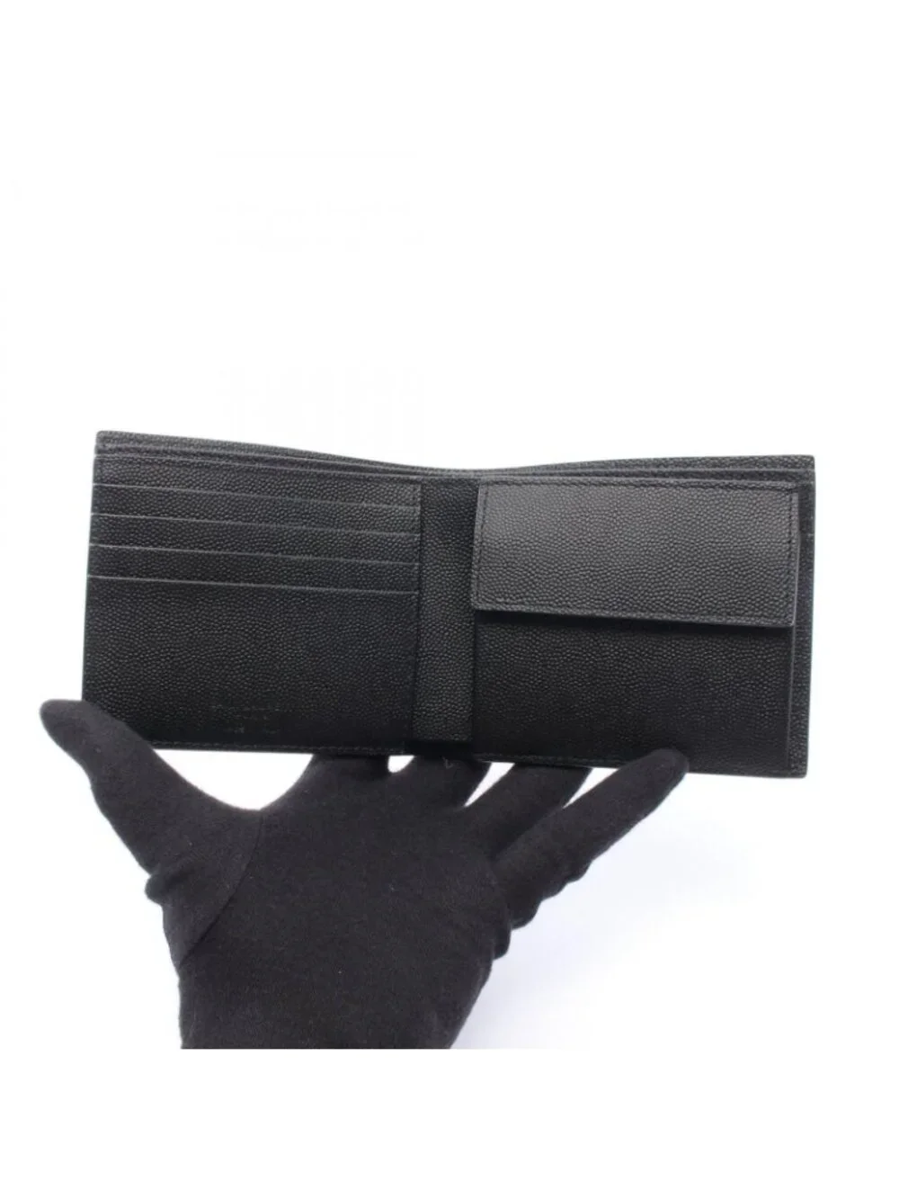 Saint Laurent Paris Bifold Wallet East West Leather